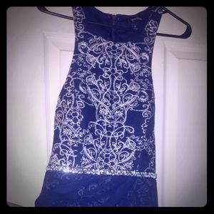 Navy Blue Romper/ Dress